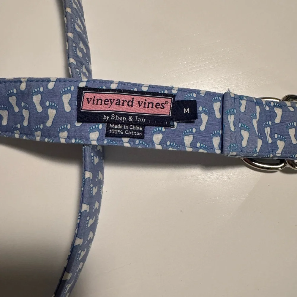 Vineyard Vines Blue and White Kids Belt